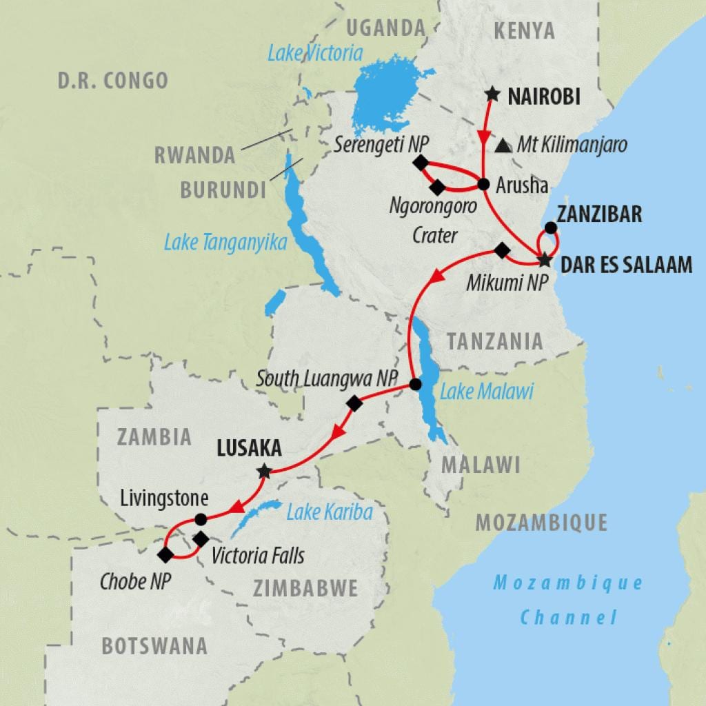 žemėlapis žemėlapis express Kenija